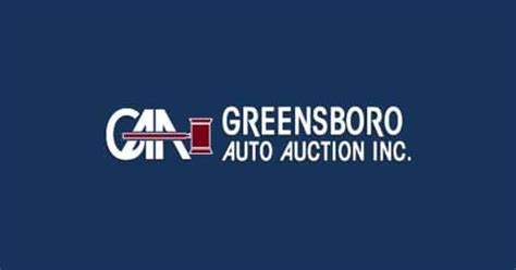 Greensboro auto auction inc - Greensboro Auto Auction, Inc. Local Phone (336) 299-7777. Toll Free Phone (800) 772-9898. Main Office Fax (336) 854-2689. New Dealer Registration Fax (336) 478-2222 